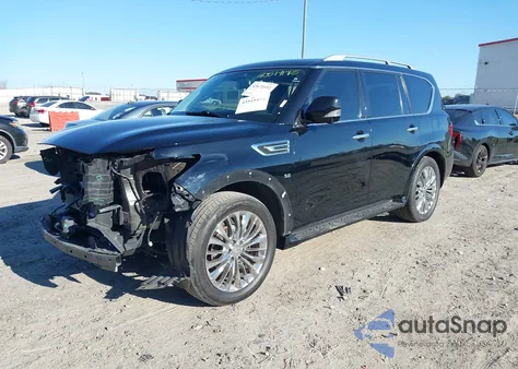 2018 Infiniti Qx80 z USA, uszkodzony, nr VIN JN8AZ2NF1J9662349
